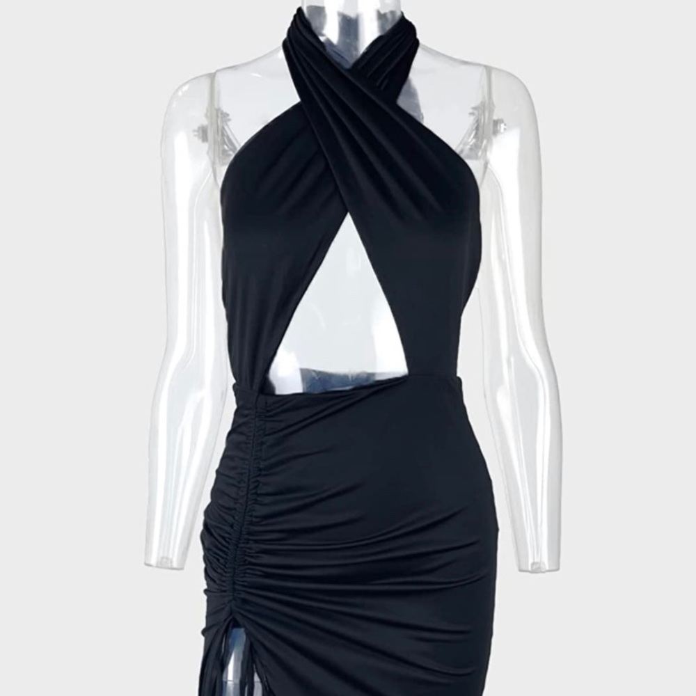 Sexy black dress